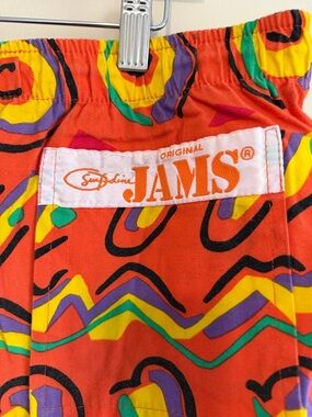 Original Men's Red Patterned Surf Shorts